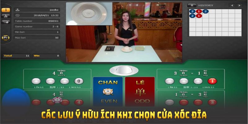 Các lưu ý hữu ích khi chọn cửa xóc đĩa giúp bạn tránh rủi ro khi tham gia chơi