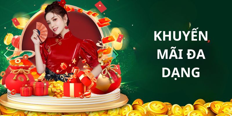 Sảnh chơi cung cấp hệ thống khuyến mãi phong phú, cụ thể