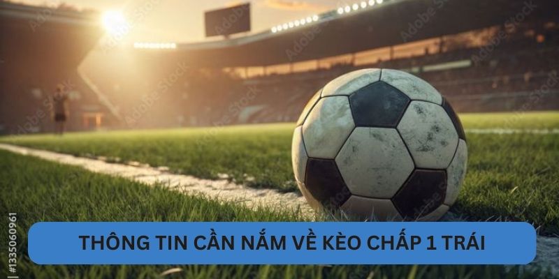 Thông tin cần nắm về kèo chấp 1 trái