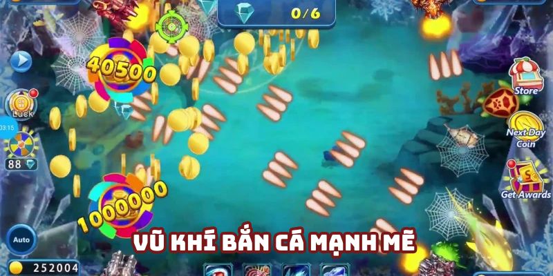 Vũ khí mạnh mẽ hỗ trợ khách hàng chinh phục mọi bàn chơi săn cá